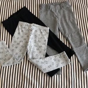 THREE pairs Cat & Jack pants size 3t